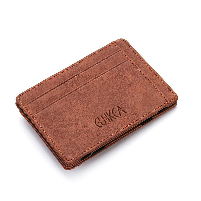 Flip Wallet Creative Magic Polyurethane Card Holder