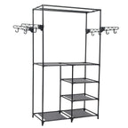 Clothes Rack Steel Non-woven Fabric 87x44x158 Cm