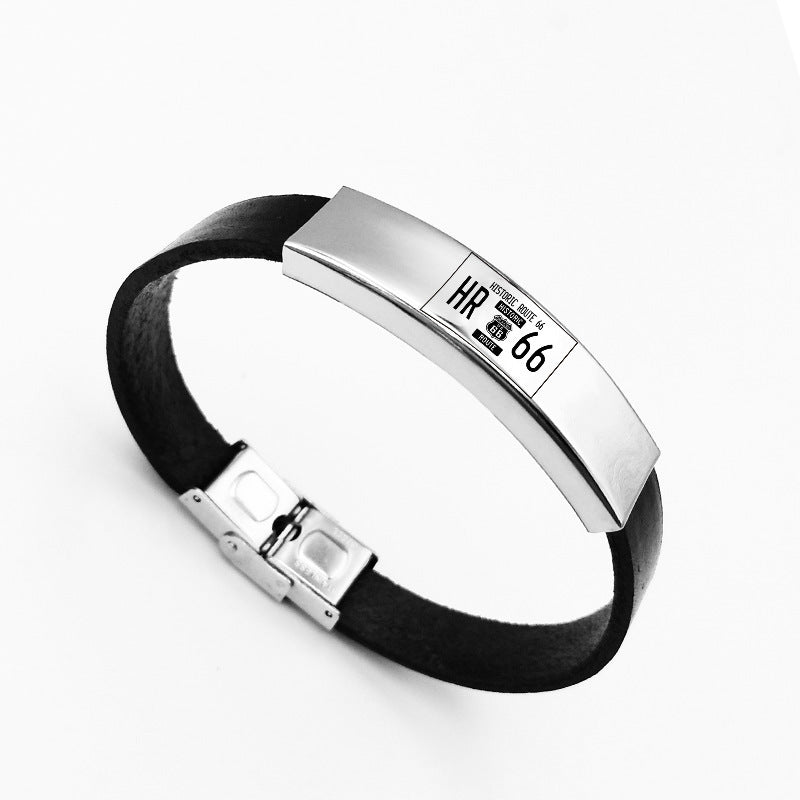 Titanium Steel Bangle Bracelet