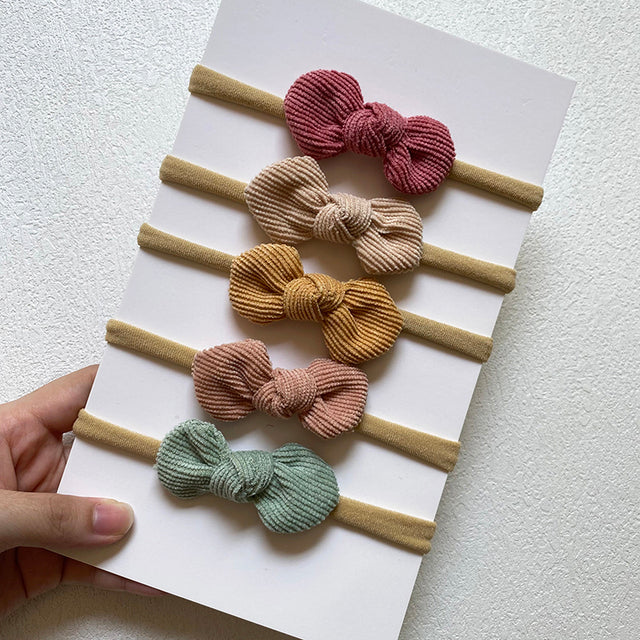 Baby Bow Headband Set (5 pcs)