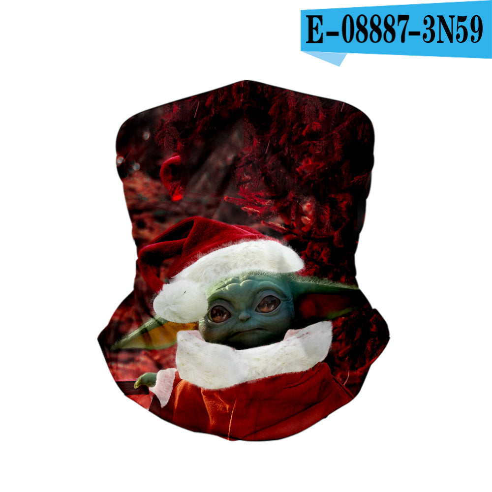 Outdoor Cycling Sun Scarf Yoda Baby Multifunctional