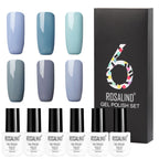 6-Piece ROSALIND Nude Gel Polish Set – 12 Shades