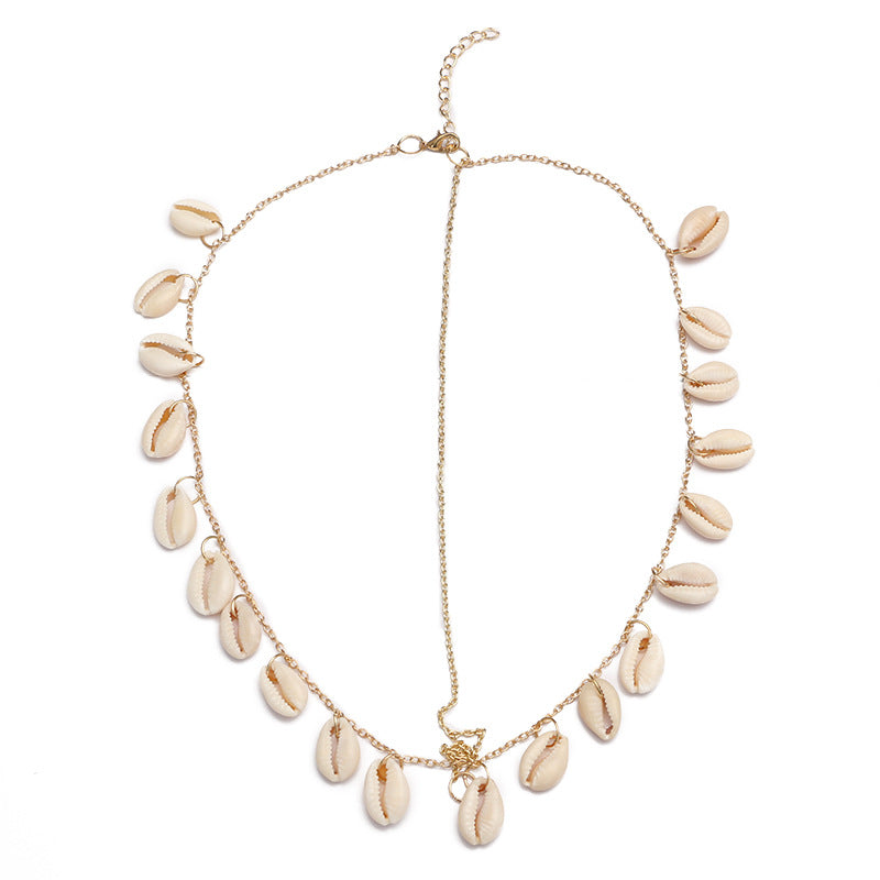 Bohemian Ethnic Jewelry Shell Headband Chain Hair