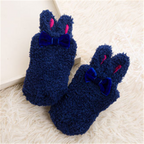 Coral Fleece Baby Socks Newborn Soft Rabbit