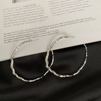 Exaggerated Irregular Hoop Earrings