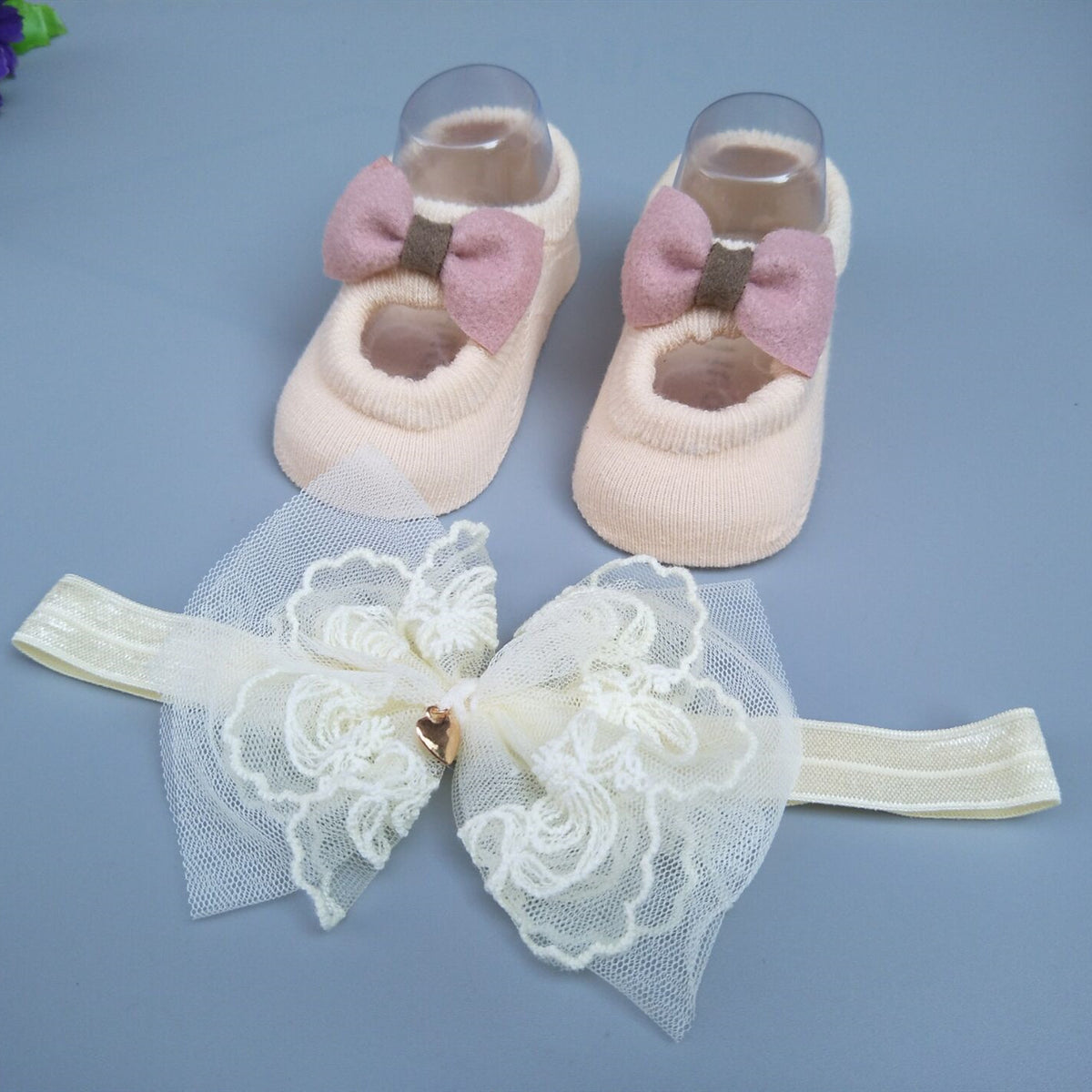 Baby Socks Headband Gift Box
