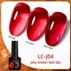 LILYCUTE Amber Jelly Gel Polish – 19 Shades