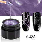 Nail Art Metal Brushed Glue Painting
