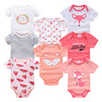 Baby Newborn Cartoon Short-sleeved Romper Casual