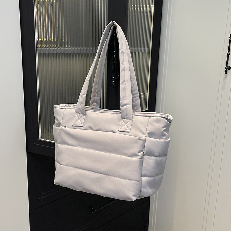 Versatile Embroidered Thread Handbag