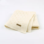 Leaf Knit Baby Blanket