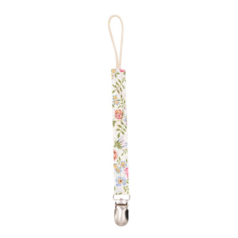Cotton Print Pacifier Clip
