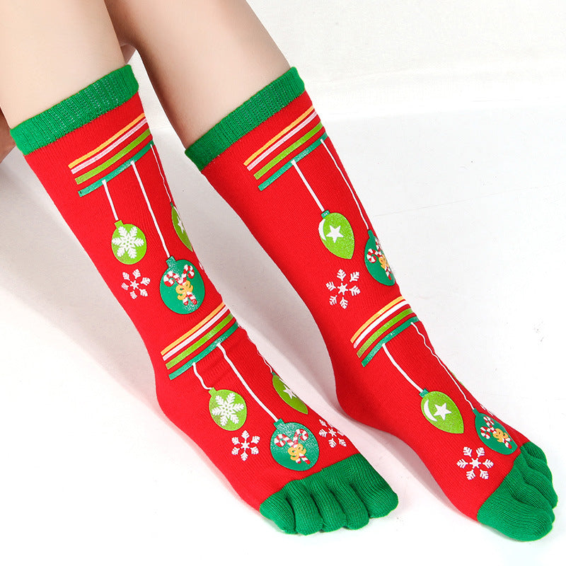 Christmas Toe Socks
