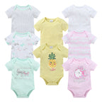 Baby Newborn Cartoon Short-sleeved Romper Casual
