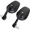 Motorcycle Handlebar End Mirror Rearview Cnc E-checked