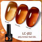 LILYCUTE Amber Jelly Gel Polish – 19 Shades