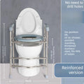 Commode Chair Height Adjustable Shower Wheelchair Foldable