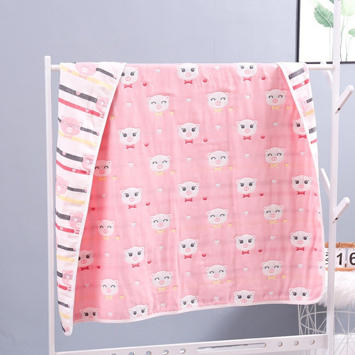6-Layer Muslin Baby Blanket 110 cm