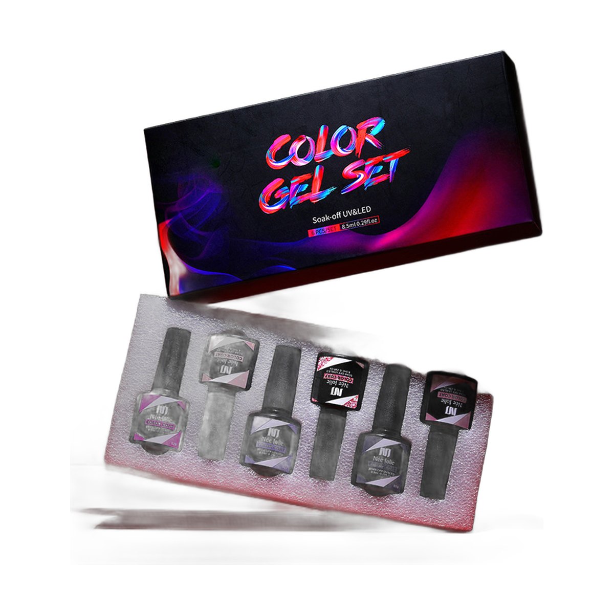 6-Piece Gel Polish Set 8 ml