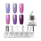 6-Piece ROSALIND Nude Gel Polish Set – 12 Shades