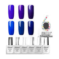 6-Piece ROSALIND Nude Gel Polish Set – 12 Shades