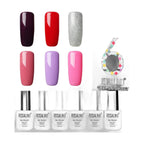 6-Piece ROSALIND Nude Gel Polish Set – 12 Shades