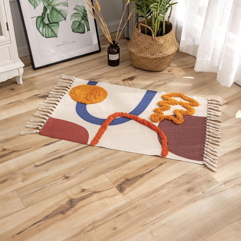 Modern Cotton Linen Doormat
