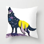 Printed Throw Pillow Cushion Cover
