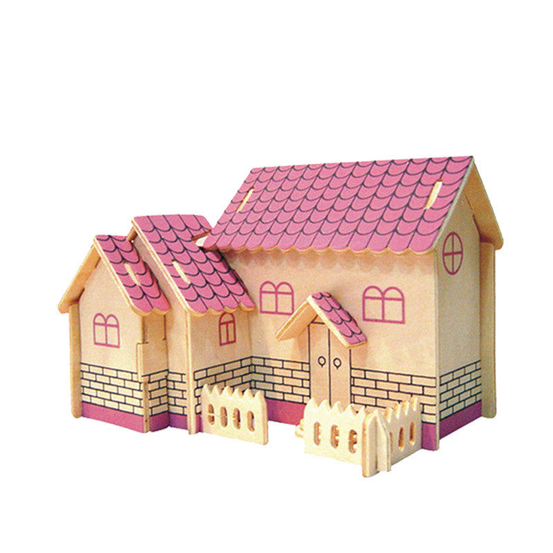 3D Puzzle Three-dimensional Wooden