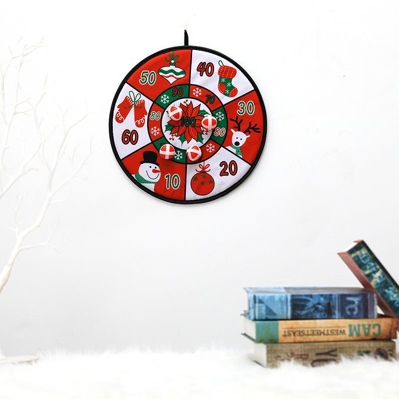 Christmas Dartboard with Sticky Balls