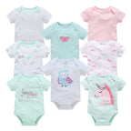 Baby Newborn Cartoon Short-sleeved Romper Casual