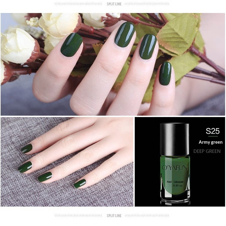 O'YAFUN Nude Peel-Off Nail Polish – 30 Shades