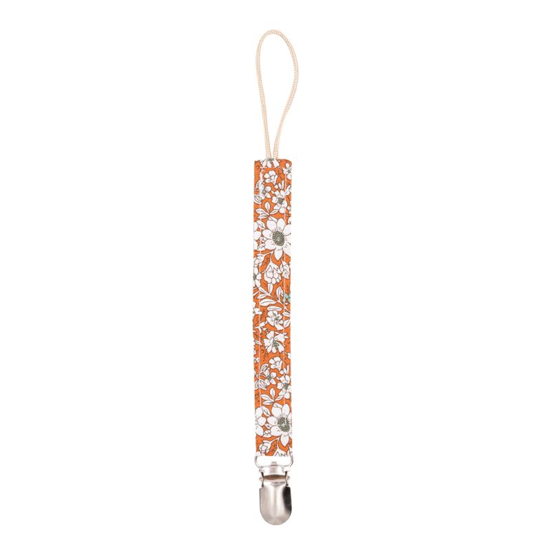 Cotton Print Pacifier Clip
