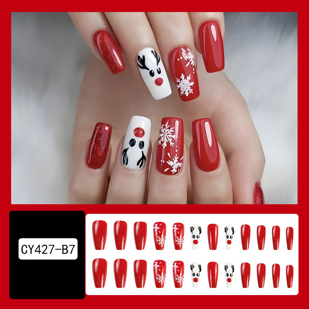 Christmas Press-On Nails (24 pcs)