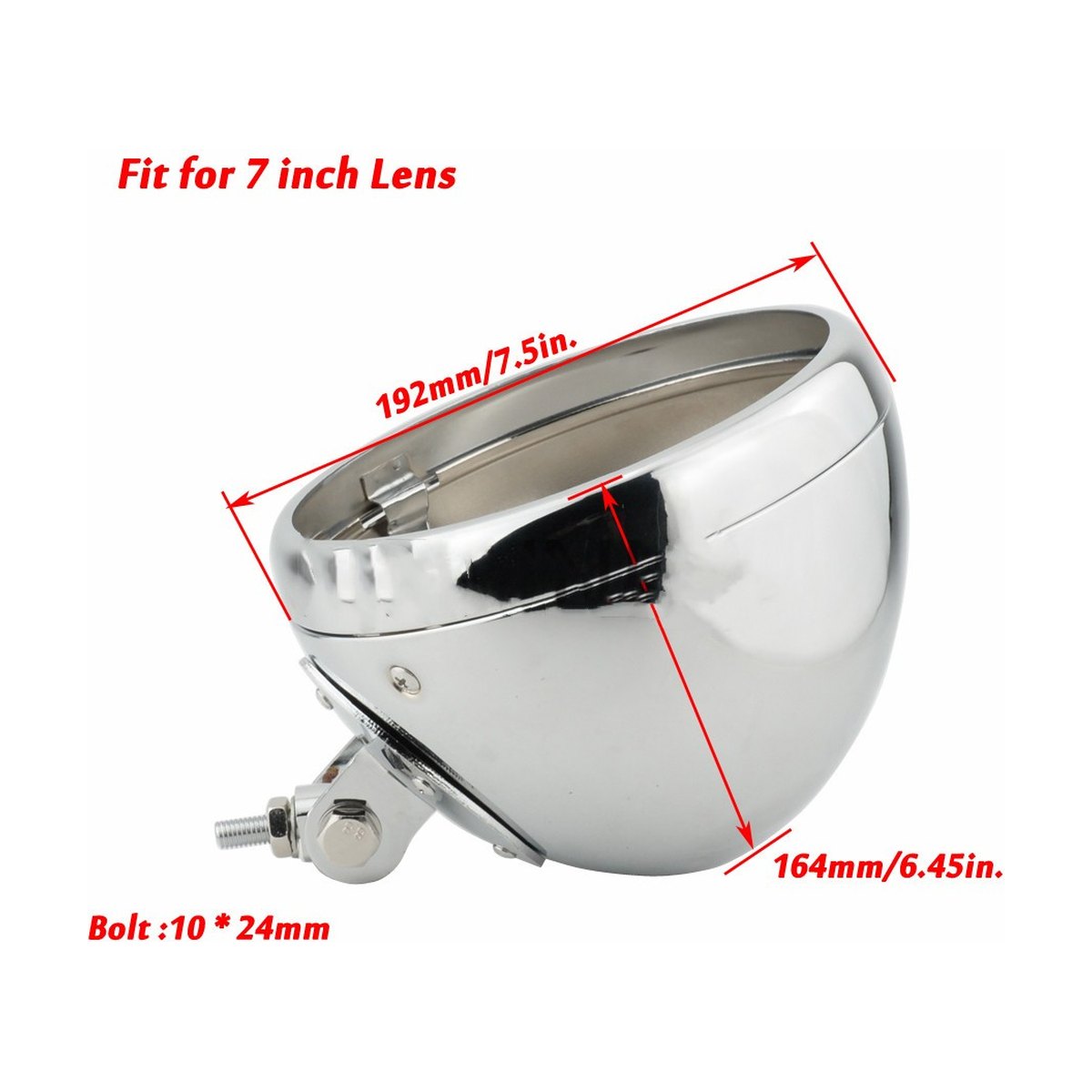 7 Inch Motorcycle Headlamp Housing