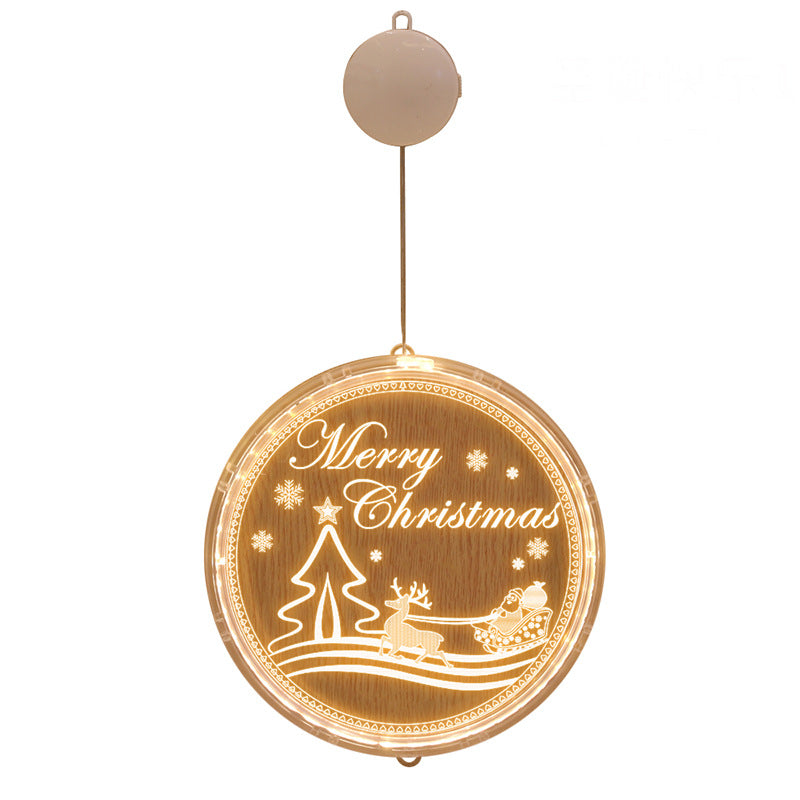 Small LED Christmas Lamp, 22 cm