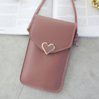 Love Buckle Mobile Phone Bags Transparent Touch