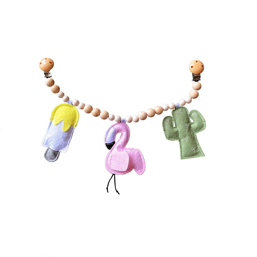 Felt Stroller Toy Chain