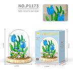 Building Blocks Bouquet Rose Sunflower Tiny Particles