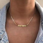 Personalised Curb Chain Name Necklace