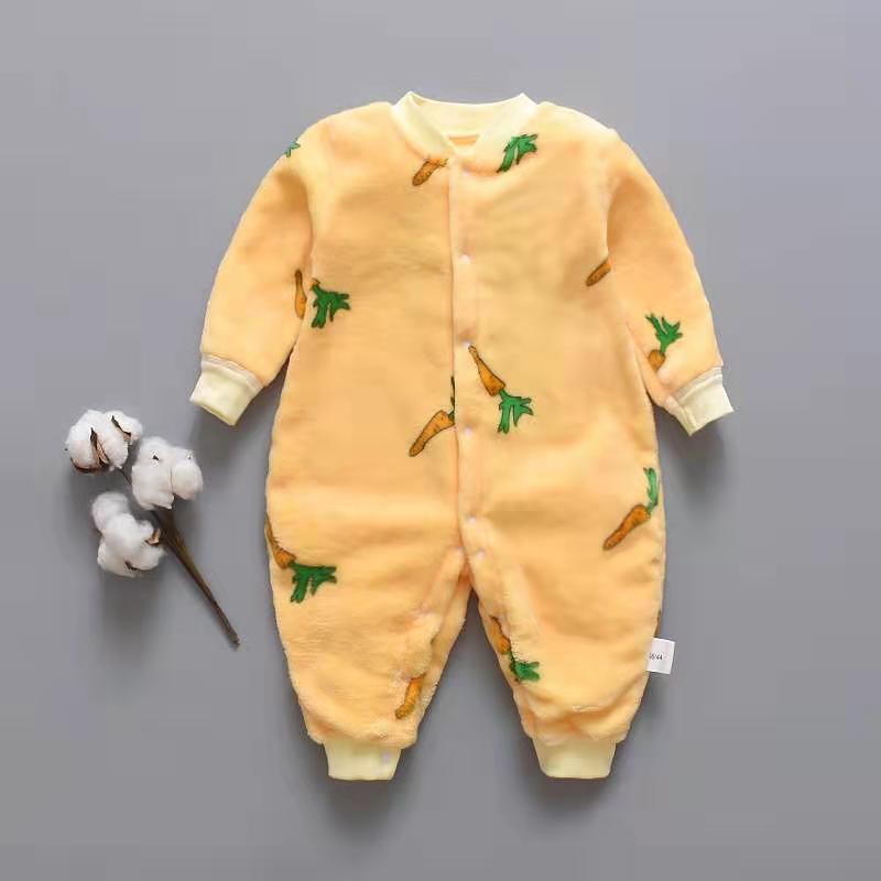 Flannel Baby Romper