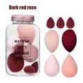 Foreign Trade Makeup Puff 7 Pcs Canned