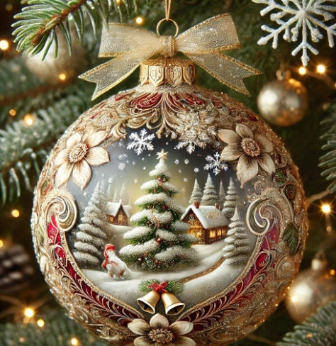 Fairy Tale Christmas Ornament, 10 cm