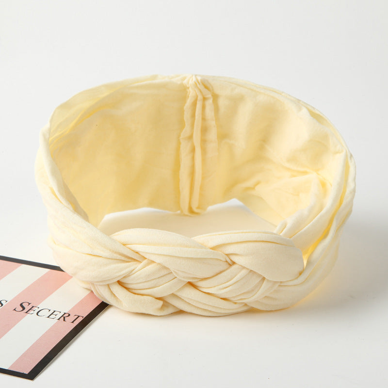 Nylon Headband Cross Chinese Knot Baby Hair