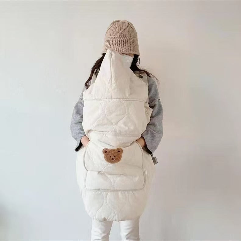 Hooded Stroller Blanket Cape