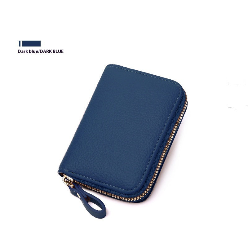 Anti-theft Swiping Expanding Card Holder Multifunctional Zipper