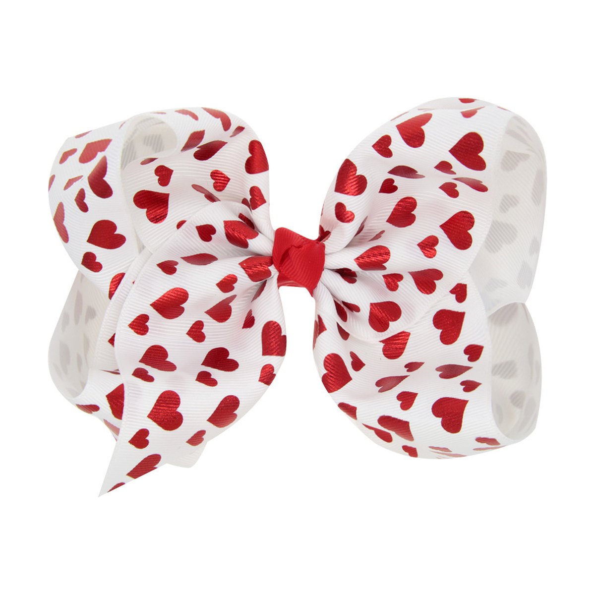 8 Inch Kids Big Bow Bronze Heart