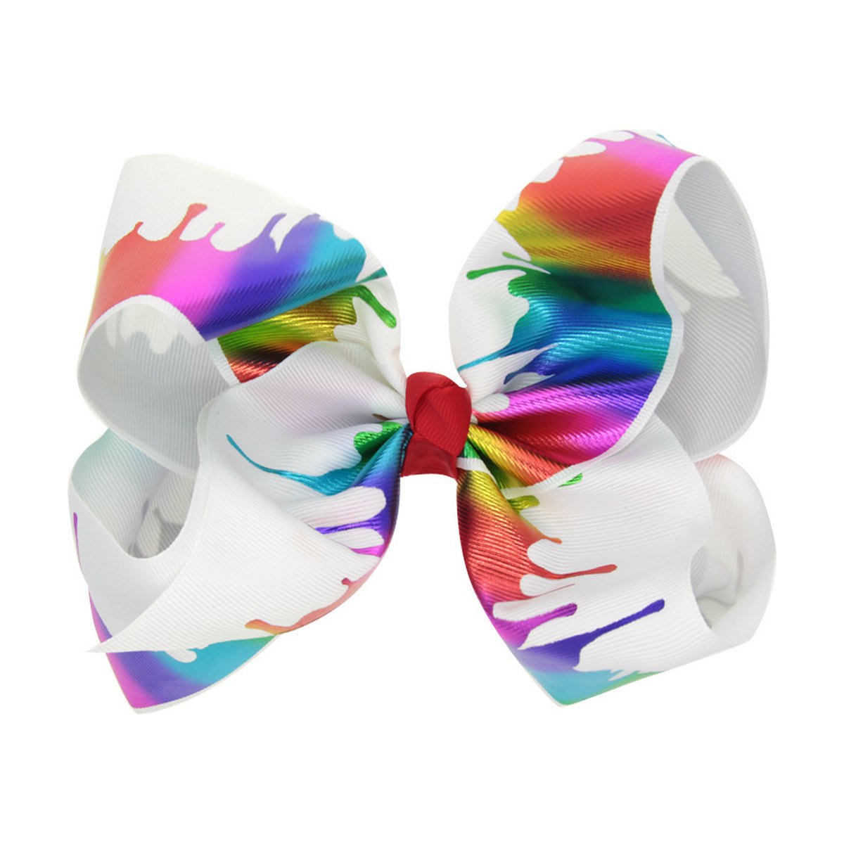 8 Inch Kids Big Bow Bronze Heart