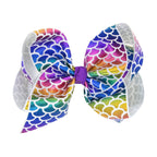 8 Inch Kids Big Bow Bronze Heart
