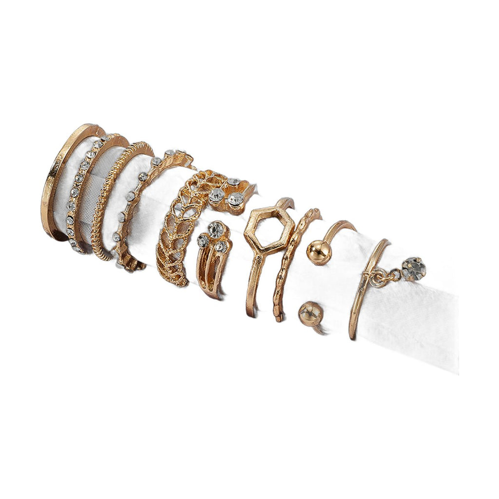 8-Piece Sparkle Ring Set
